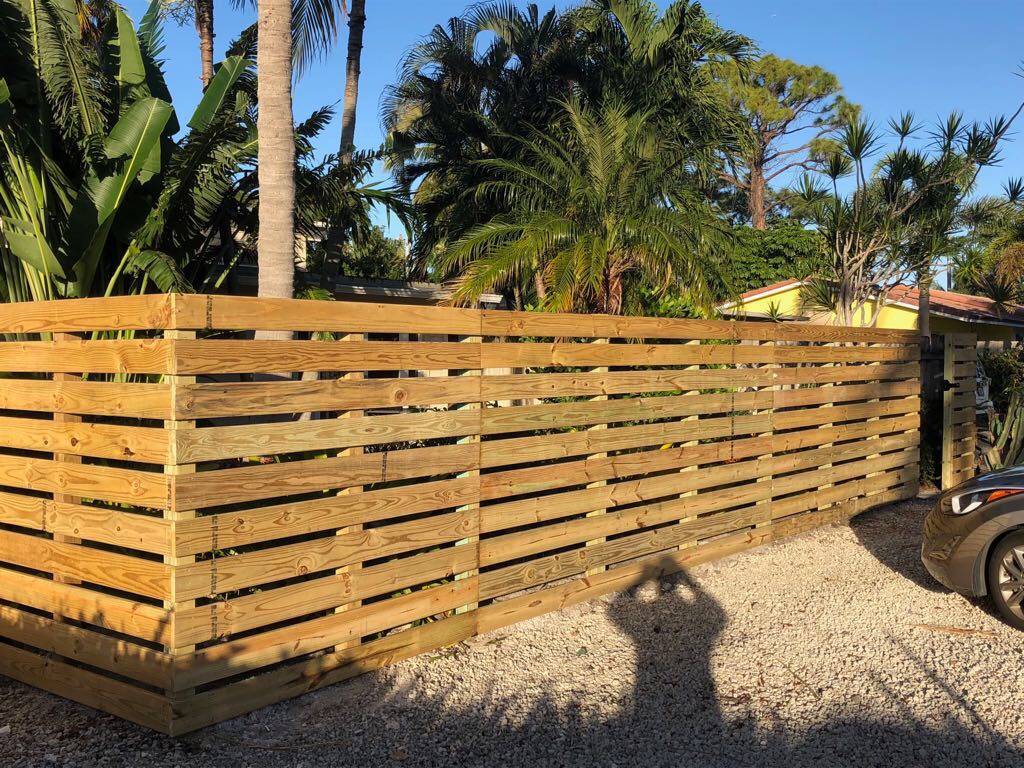 wood fences plantation